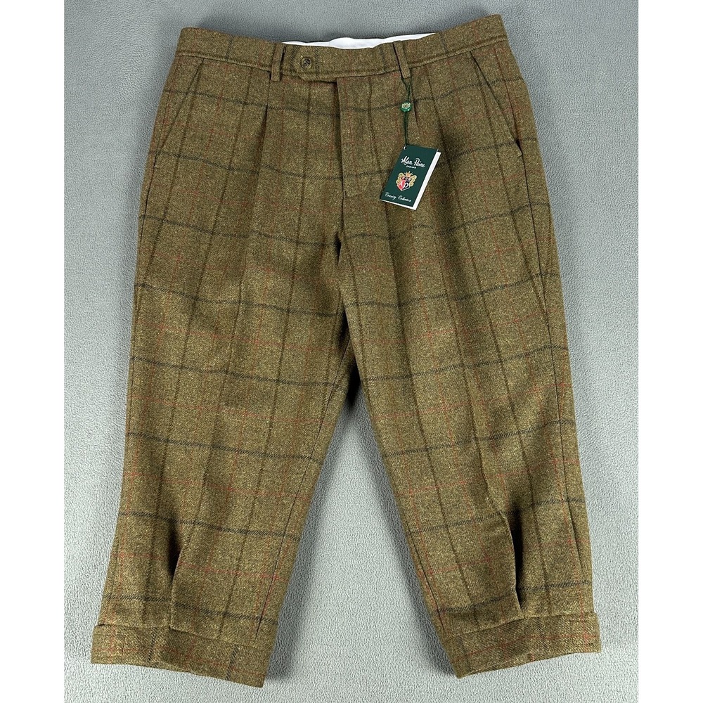 Alan Paine Breeks 36 Thyme Green Tweed Combrook Shooting Country Old Money New